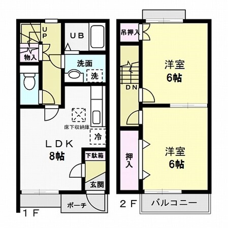 ガーデンコート　さやかの物件間取画像